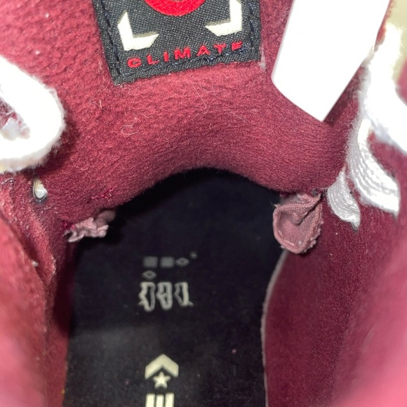 Converse Women's Berkshire Hi Top Dark Beetroot/Saddle/Egret A00914C. Size 7 - Picture 13 of 15